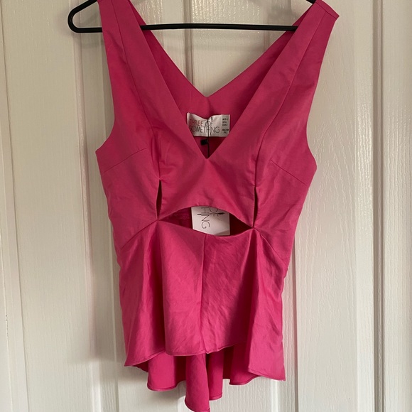 Three of something pink sleeveless blouse size AU6 - Picture 4 of 11